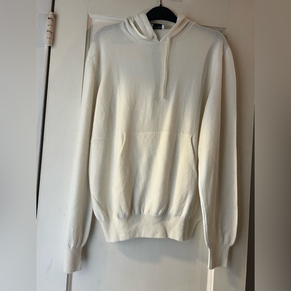 Back Label the Wellness Wear Cashmere Hoodie White S - Picture 7 of 12
